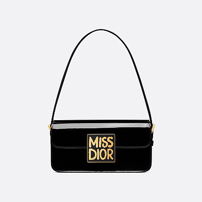 DIOR-디올 페일 블루 퀼트 Miss Dior 플랩백 22cm - M2610UBOS_M23B