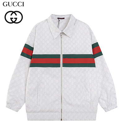 GUCCI-082111 구찌 블루 Web 스트라이프 장식 GG 재킷 남여공용