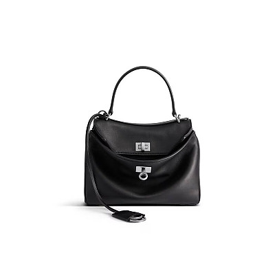 BALENCIAGA-789779 발렌시아가 블랙 로데오 스몰 핸드백 27cm