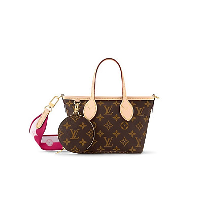 LOUIS VUITTON-M46786 루이비통 로즈 피어니 네버풀 BB 핸드백 24cm