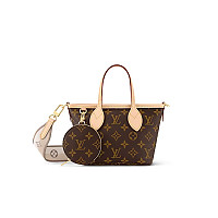 LOUIS VUITTON-M12099 루이비통 블랙 네버풀 반둘리에 인사이드 아웃 BB 핸드백 24cm