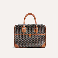 GOYARD-고야드 그린 암바사드 MM 서류 가방 38cm