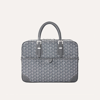 GOYARD-고야드 블랙 암바사드 MM 서류 가방 38cm