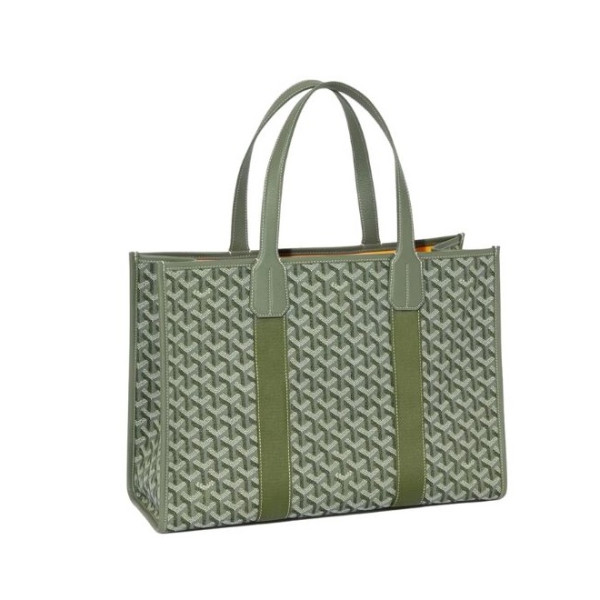 GOYARD-고야드 카키 빌렛 자카드 MM 토트백 45cm