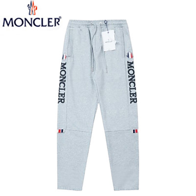 MONCLER-09099 몽클레어 블랙 아플리케 장식 스웨트팬츠 남성용