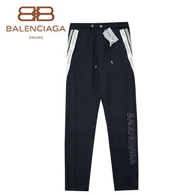 BALENCIAGA-090912 발렌시아가 화이트 스트라이프 장식 스웨트팬츠 남성용