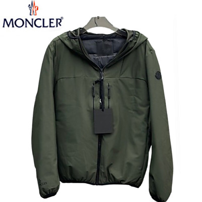 MONCLER-09263 몽클레어 카키 나일론 바람막이 후드 재킷 남성용