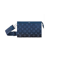 LOUIS VUITTON-M83384 루이비통 네이비 모노그램 섀도우 가스통 웨어러블 월릿