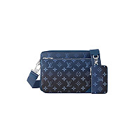 LOUIS VUITTON-M24753 루이비통 네이비 모노그램 섀도우 트리오 메신저