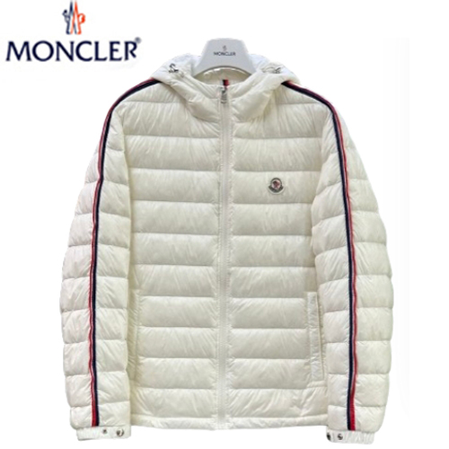 MONCLER-09298 몽클레어 화이트 스트라이프 장식 패딩 남여공용