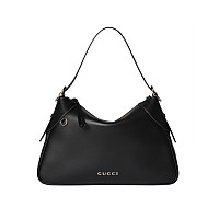 GUCCI-815217 9741 구찌 베이지/블랙 GG 엠블럼 미디엄 숄더백