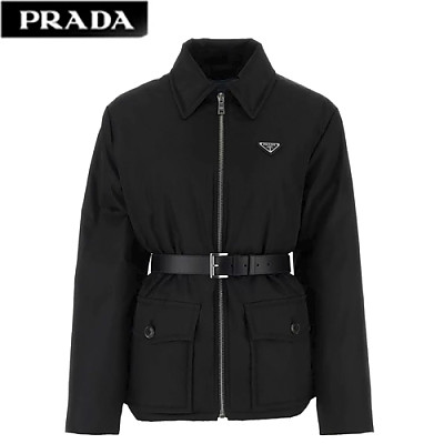 PRADA-10167 프라다 블랙 나일론 다운 재킷 여성용