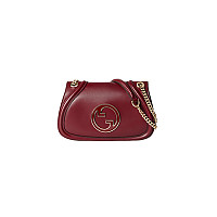 GUCCI-815715 6705 구찌 라이트 핑크 가죽 구찌 블론디 스몰 숄더백