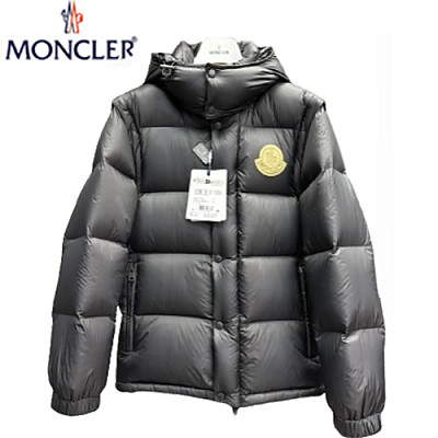 MONCLER-J20911 몽클레어 블랙 Cyclone 2-in-1 쇼트 다운 재킷 남여공용