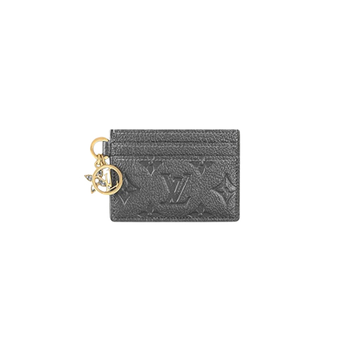 LOUIS VUITTON-M12178 루이비통 건 메탈 모노그램 앙프렝뜨 LV 참 카드 홀더