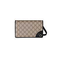 GUCCI-820688 9758 구찌 브라운 GG 엠블럼 수퍼 미니 숄더백