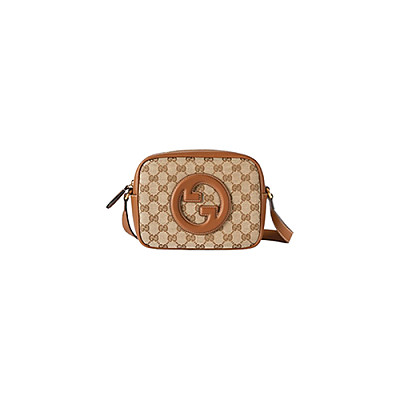 GUCCI-820429 2718 구찌 브라운 가죽 구찌 블론디 미니 숄더백