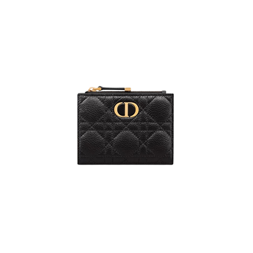 DIOR-S5173 디올 블랙 Dior Caro Dahlia 지갑