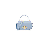 DIOR-M9370 디올 블랙 30 Montaigne Avenue 스몰 탑 핸들백