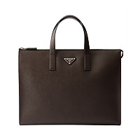 [스페셜오더]PRADA-2VG039 프라다 블랙 실크스크린 로고 토트백