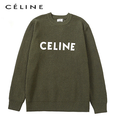 CELINE-122412 셀린느 블랙 아플리케 장식 스웨터 남여공용