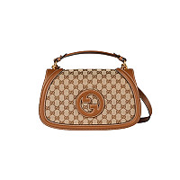 GUCCI-815716 6207 구찌 레드 가죽 구찌 블론디 미디엄 탑 핸들백