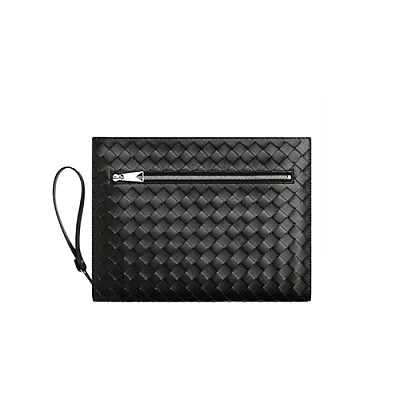 BOTTEGA VENETA-732638 보테가 베네타 블랙 인트레치아토 도큐먼트 케이스