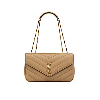 SAINT LAURENT-801439 생 로랑 핑크 마틀라세 램스킨 loulou 미디엄백