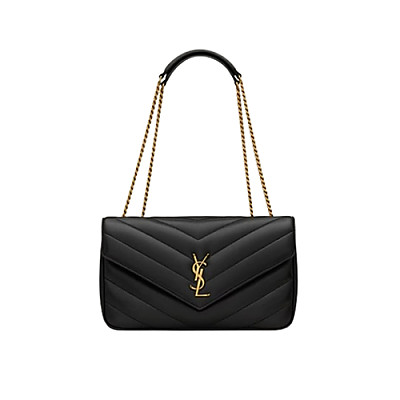 SAINT LAURENT-801439 생 로랑 핑크 마틀라세 램스킨 loulou 미디엄백