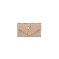 SAINT LAURENT-612808 생 로랑 블랙/골드 플랩 카드 케이스