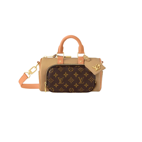 LOUIS VUITTON-M12627 루이비통 베이지 모노그램 키폴 반둘리에 25