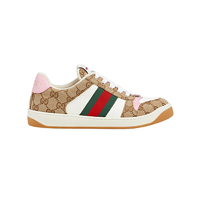 GUCCI-798785 9094 구찌 화이트 가죽 Web 스크리너 스니커즈 남여공용