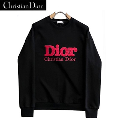 DIOR-021912 디올 화이트 프린트 장식 스웨트셔츠 남성용