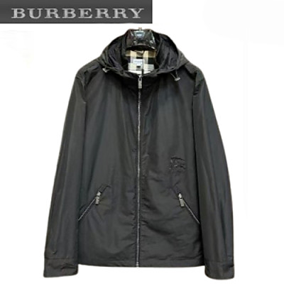 BURBERRY-02096 버버리 화이트 나일론 바람막이 후드 재킷 남성용