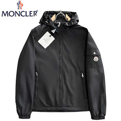 MONCLER-021914 몽클레어 네이비 나일론 바람막이 후드 재킷 남성용