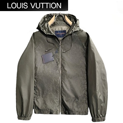 LOUIS VUITTON-02227 루이비통 그레이 모노그램 바람막이 후드 재킷 남성용