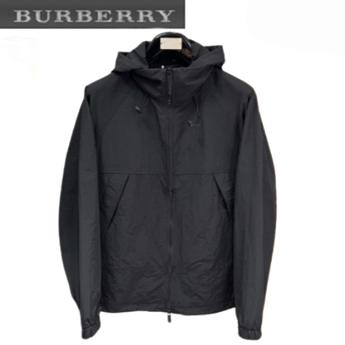 BURBERRY-022215 버버리 블랙 나일론 바람막이 후드 재킷 남성용