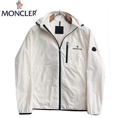 MONCLER-03037 몽클레어 블랙 나일론 바람막이 후드 재킷 남성용