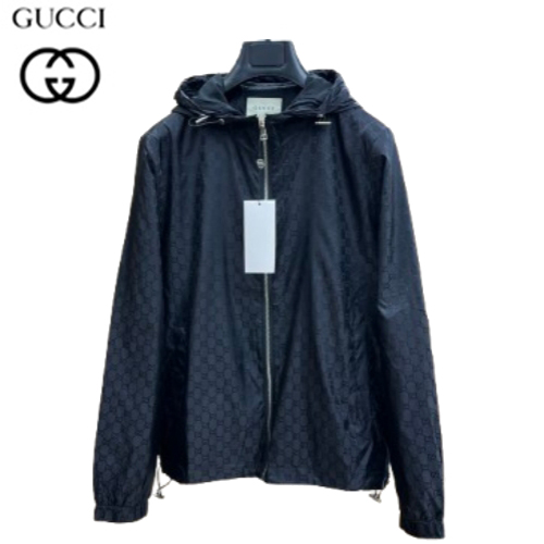 GUCCI-030911 구찌 블랙 GG 나일론 바람막이 후드 재킷 남성용