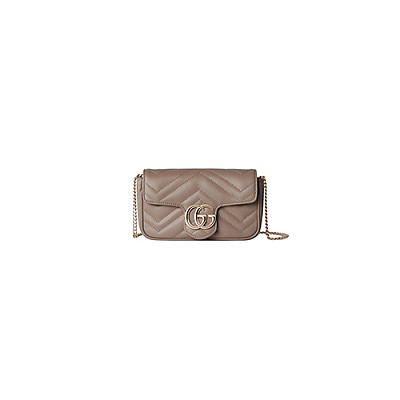 GUCCI-476433 8106 구찌 실버 GG 마몽 수퍼 미니백