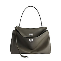 BALENCIAGA-789772 발렌시아가 베이지 금장 로데오 미디엄 핸드백