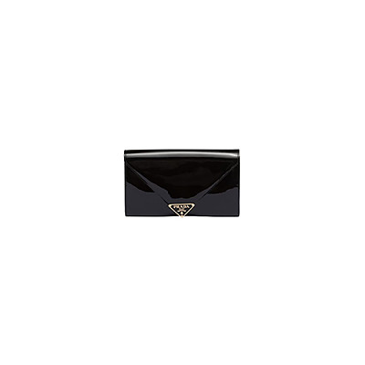 PRADA-1BP051 프라다 블랙 페이턴트 가죽 미니 백