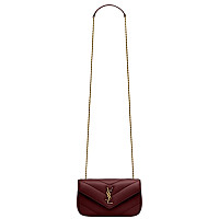 SAINT LAURENT-821749 생 로랑 핑크 램스킨 loulou 토이