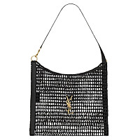 SAINT LAURENT-781289 생 로랑 내추럴 라피아 마크라메 oxalis 숄더백