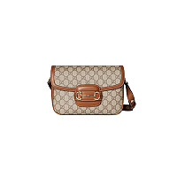 GUCCI-815178 1000 구찌 블랙 가죽 구찌 홀스빗 1955 스몰 숄더백