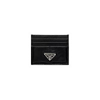 PRADA-2MC025 프라다 블랙 송아지 가죽 카드 지갑