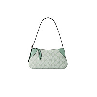 GUCCI-820696 9758 구찌 베이지/브라운 GG 엠블럼 수퍼 미니 숄더백