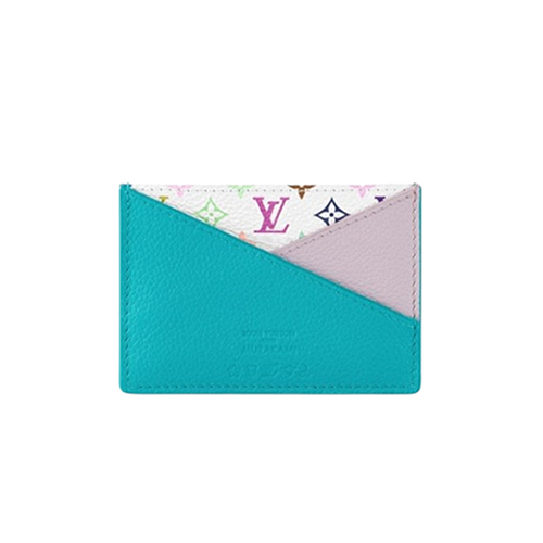 LOUIS VUITTON-M14090 루이비통 카비라 블루 LV x TM 크리스크로스 카드 홀더