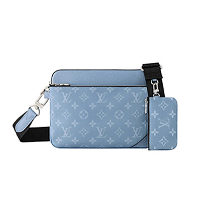 LOUIS VUITTON-M24753 루이비통 네이비 모노그램 섀도우 트리오 메신저