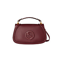 GUCCI-815716 9755 구찌 베이지/브라운 가죽 구찌 블론디 미디엄 탑 핸들백